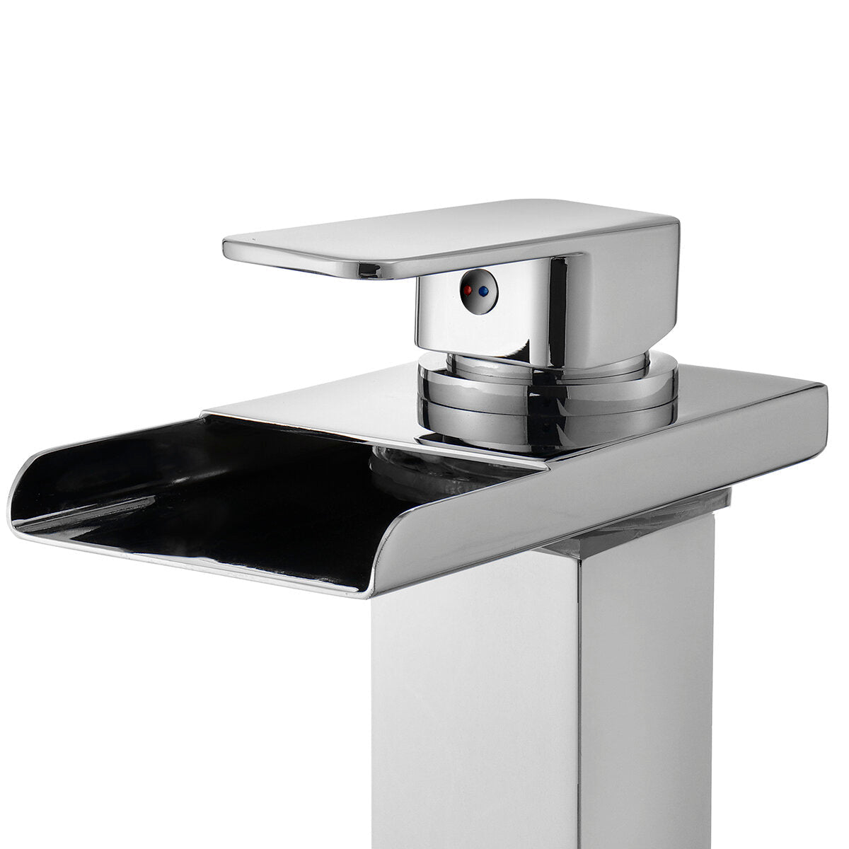 Modern Brass Chrome Mixer Tap Waterfall Kitchen Bathroom Basin Sink Faucet Holes