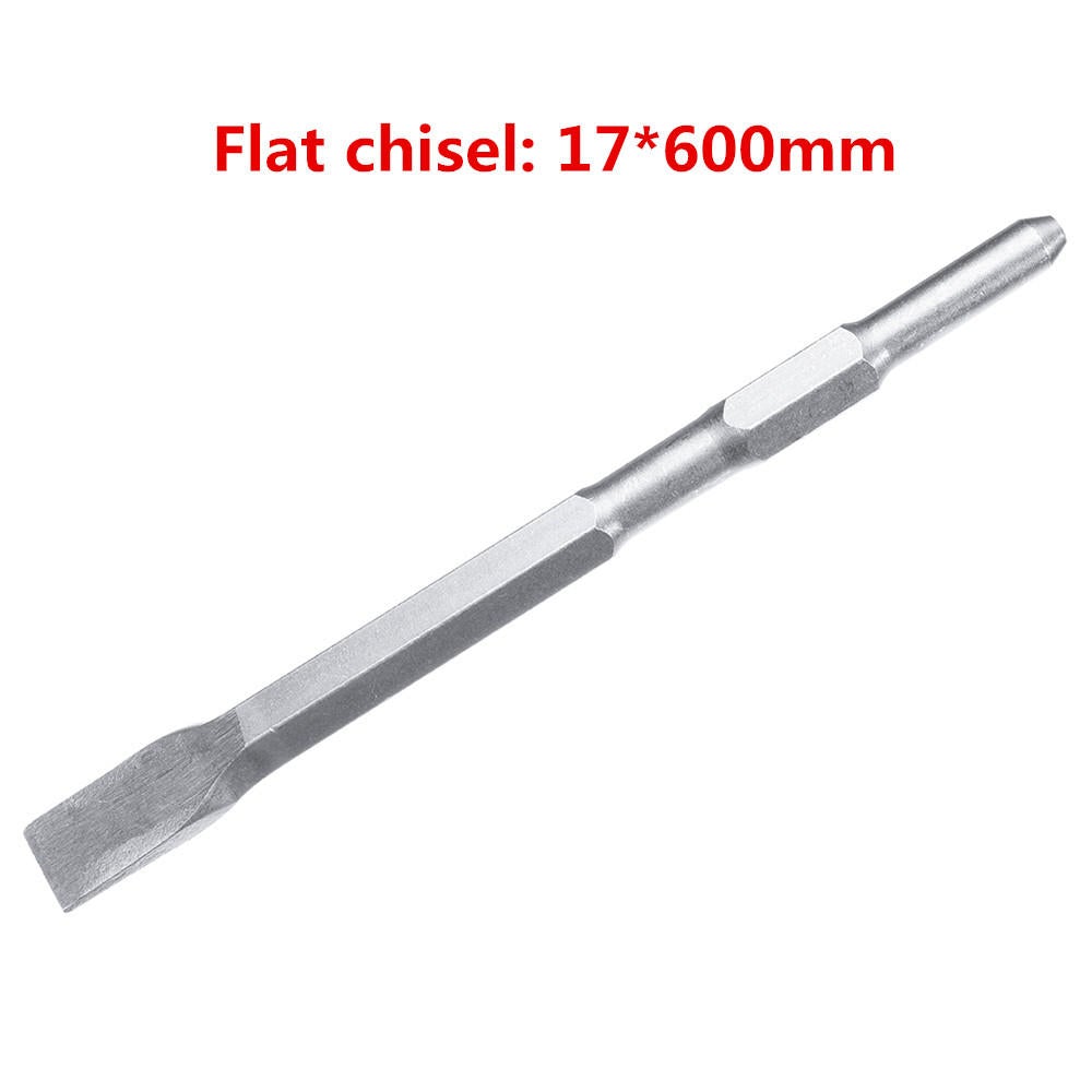 17mm SDS Plus Chisel Flat/Point/U Type For Electric Hammer Drill Jackhammer 0810/0840