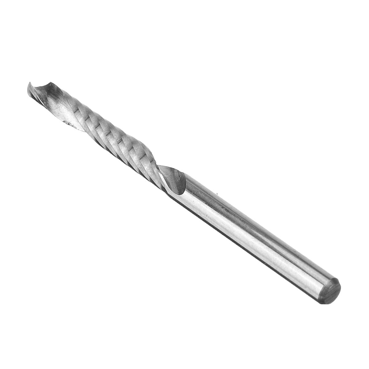 10pcs 3.175mm Shank 22mm Single Flute Spiral Milling Cutter for Engraving Machine