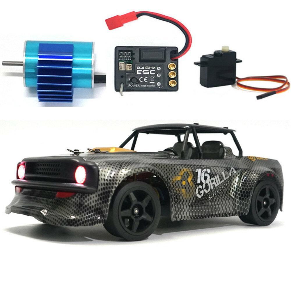 Brush less 60km/h Upgraded RTR 1/16 2.4G 4WD RC Car Drift Vehicles Model Toys