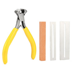 Guitar Fret Puller Pliers File Fingerboard Guards Fretboard Fret Protector Shims Set