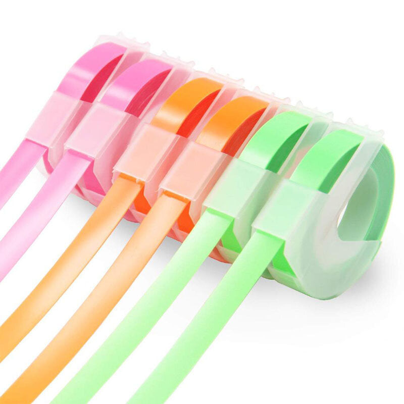 1pcs Dymo 3D Plastic Embossing Tape for PVC LABEL DYMO 1610 12965 1880 1540 Motex E101 Printer