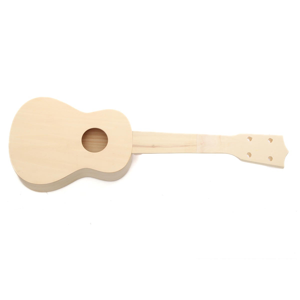 21 Inch Maple wood Hand-assembled Painting Ukulele with Accessories for Ukulele DIY