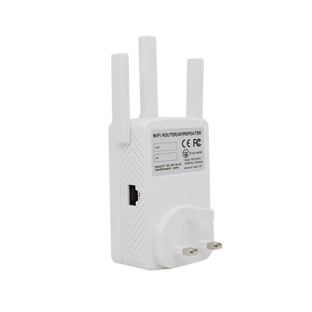 AC 1200M Dual Band Wireless AP Repeater WiFi Signal Amplifier 2.4GHz 5GHz Router Range Extender WiFi Booster