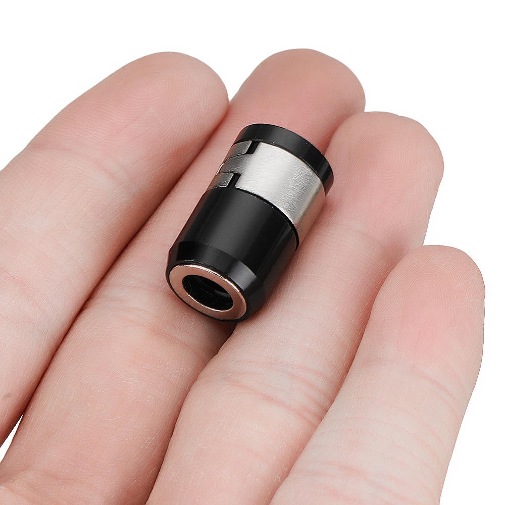 5pcs Universal 21mm Removable Magnetizer Ring Magnetic Steel For 6.35mm Screwdriver Bit