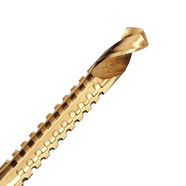 6pcs 3/4/5/6/6.5/8mm Titanium Coated Drill Bits Hole Saw Grooving Set