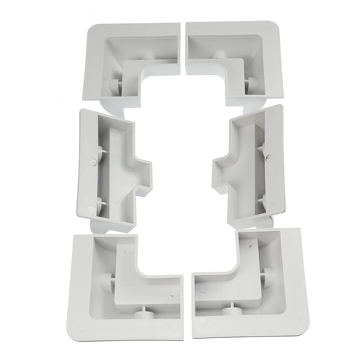 6pcs Solar Panel ABS Corner Cable Mounting Corner Bracket Roof Mount