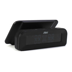 Solar Tire Pressure Monitor System Real-time Tester LCD Screen 4 External Sensors Auto Power On Off