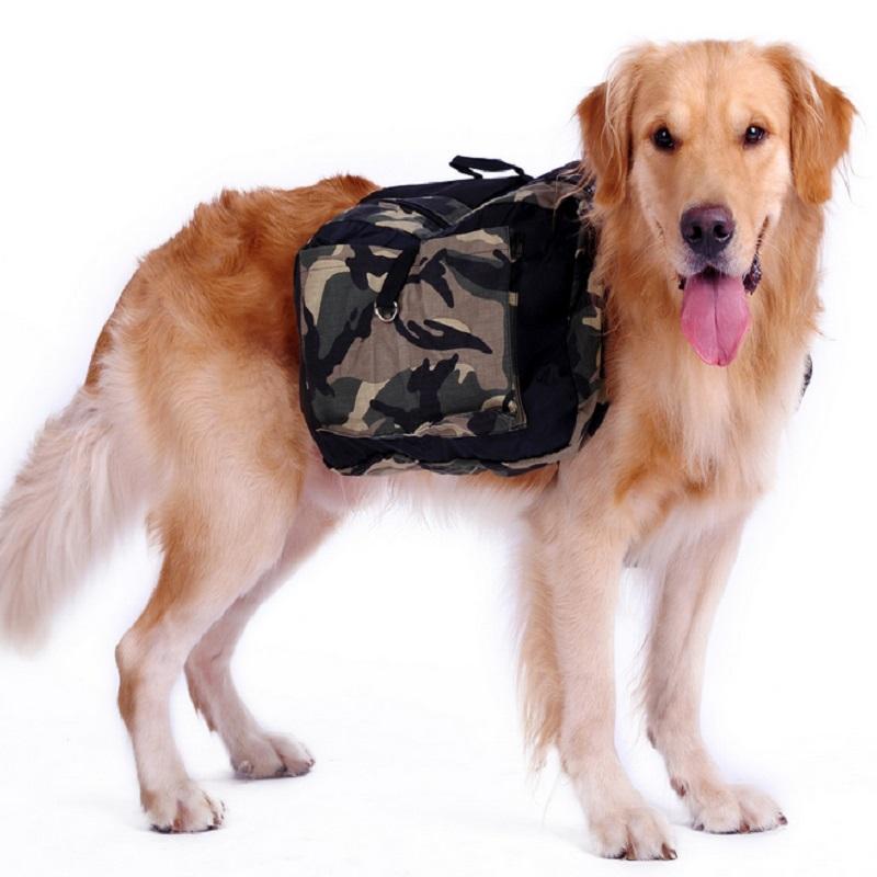 Dog bag carrier Backpack Saddle Camouflage big travel Carriers for Hiking