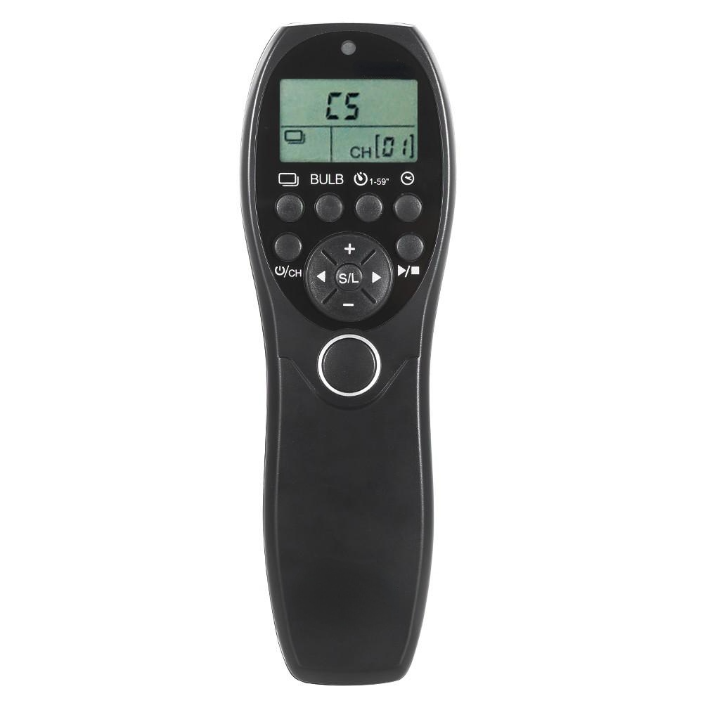 2.4G Wireless Remote Control LCD Timer Shutter Release Transmitter Receiver 32 Channels