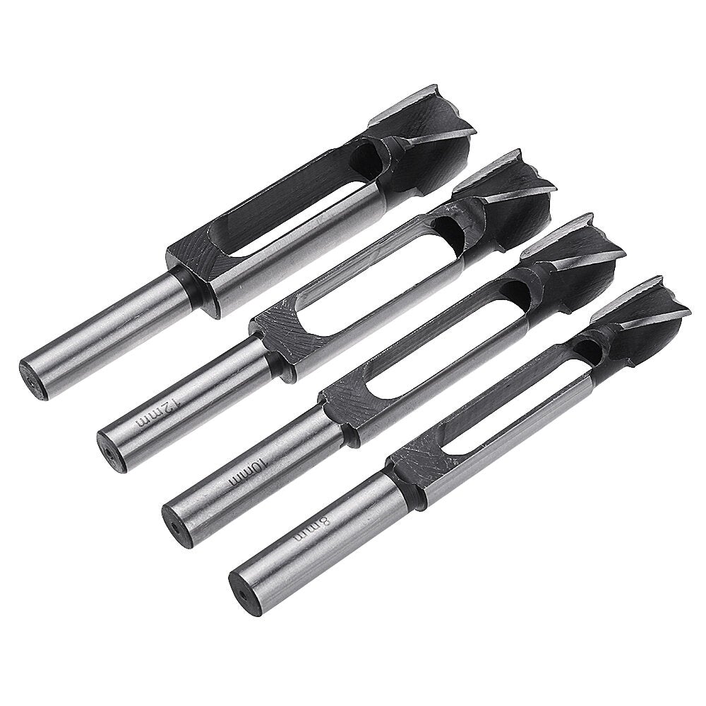 8/10/12/15mm Tenon Dowel And Plug Drill 13mm Shank Tenon Maker Tapered Cutter