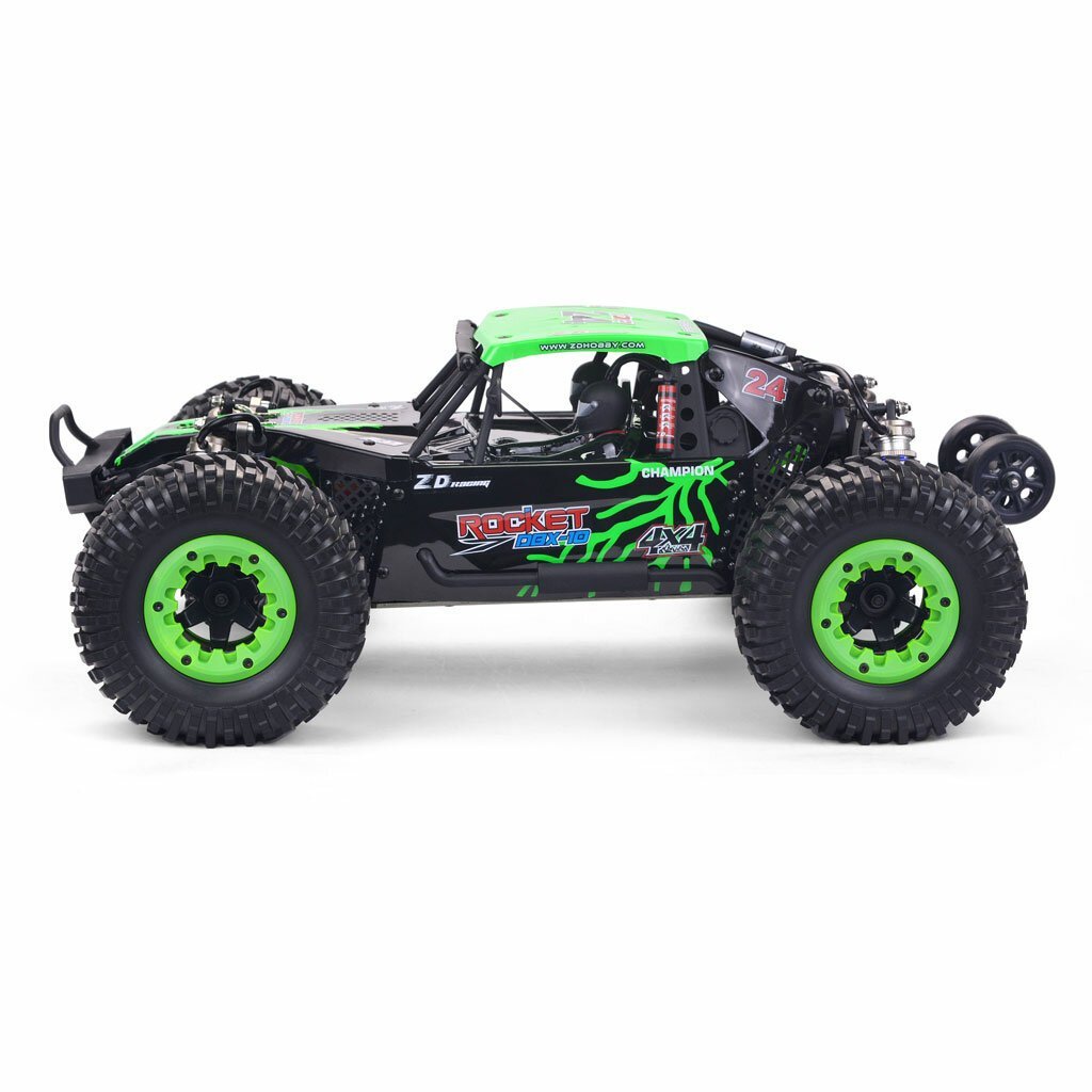 4WD 2.4G Desert Truck Brushless RC Car High Speed Off Road Vehicle Models 80km/h W/ Head Up Wheel