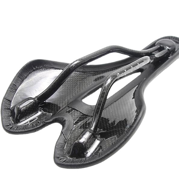 3K Full Carbon Fiber Saddle Ultralight Breathable PU Leather Bicycle Seat Mountain