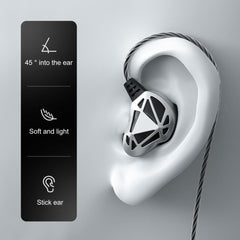 Hollow Subwoofer Heavy Bass Volume Control Noise Reduction Earphones With Mic Setro In-Ear Wired Headset