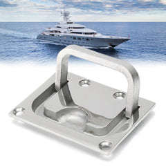 316 Stainless Steel Ring Pull Handle Hatch Latch Lift Yacht Flush Fitting Lifting Hardware