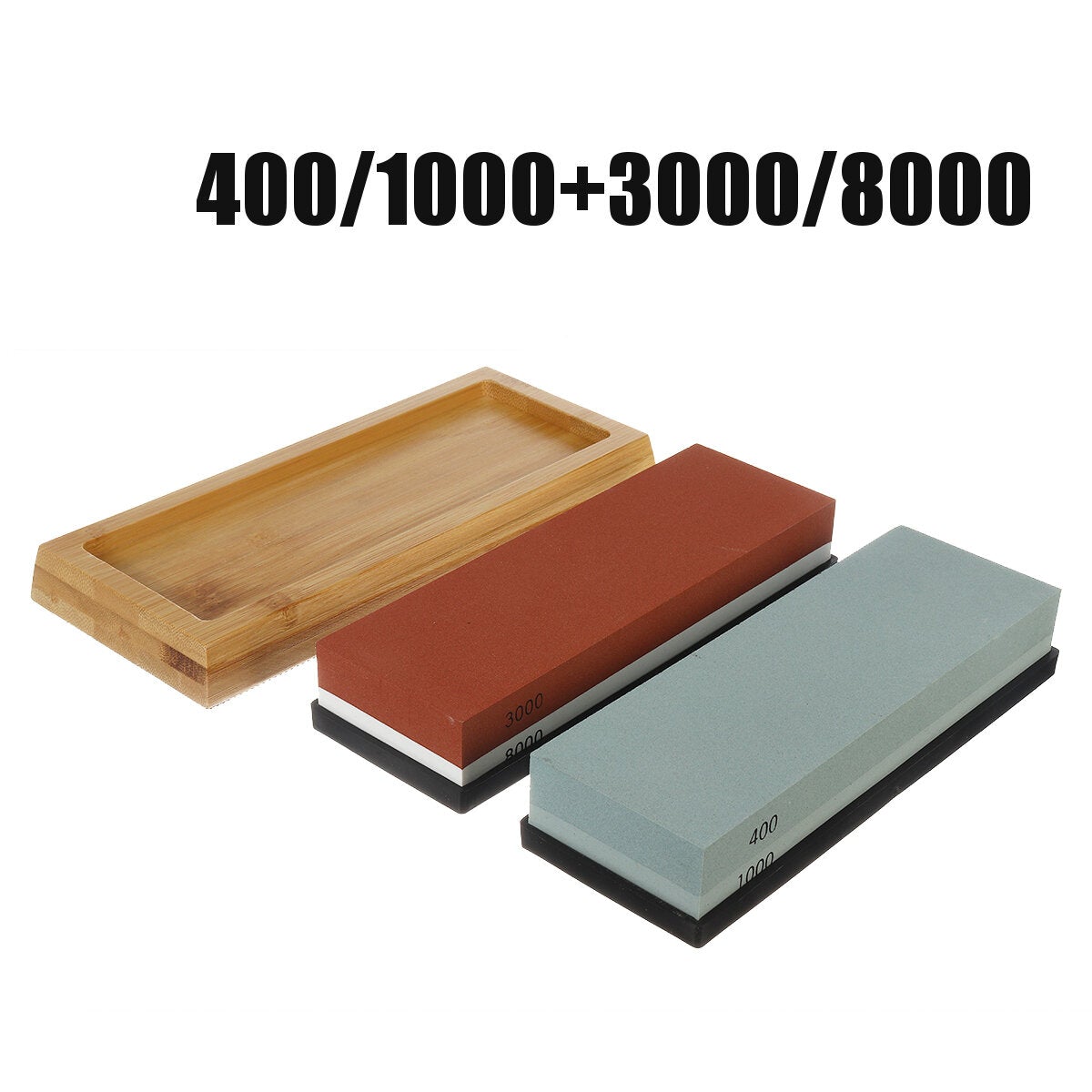 400/1000 400/1000 3000/8000 Grit Sharpening Whetstone Doublesided Sharpener Set