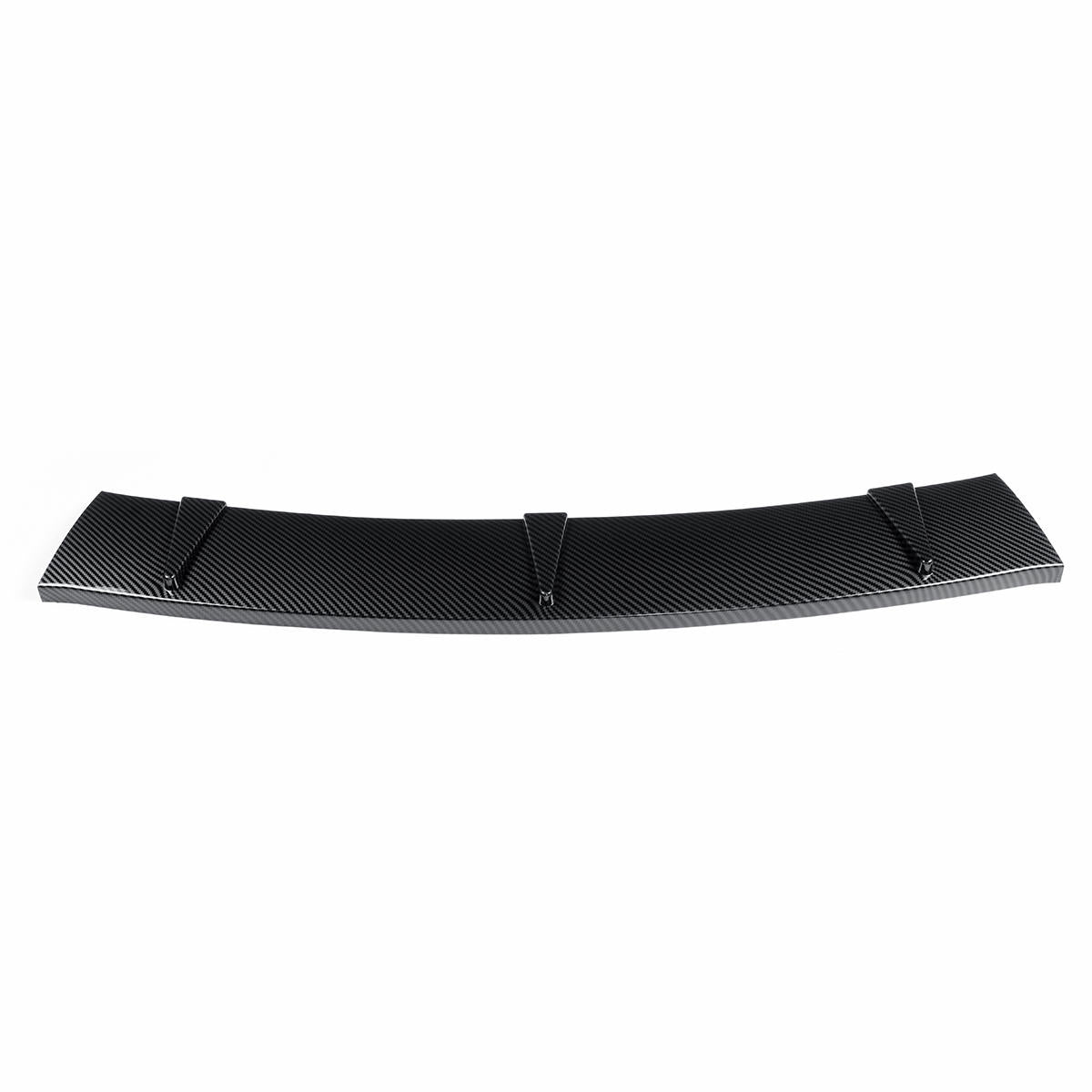 3PCS Carbon Fiber Style Front Bumper Spoiler Lip Cover Trim Protector