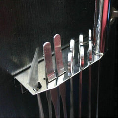 Stainless Steel Tube Tool Maintenance Side Holder Aquarium Tank Tweezer