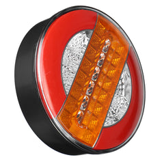 12-24V LED Hamburger Rear Tail Lights Reversing Lamp Stoplight For Truck Lorry Van Caravan Bus Camper