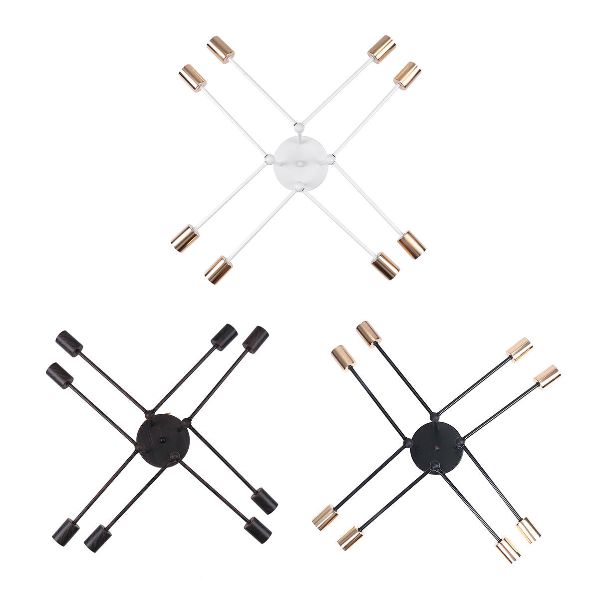 Modern Pendant Lamp Ceiling Light Chandelier Vintage 8 Heads Sockets Holder