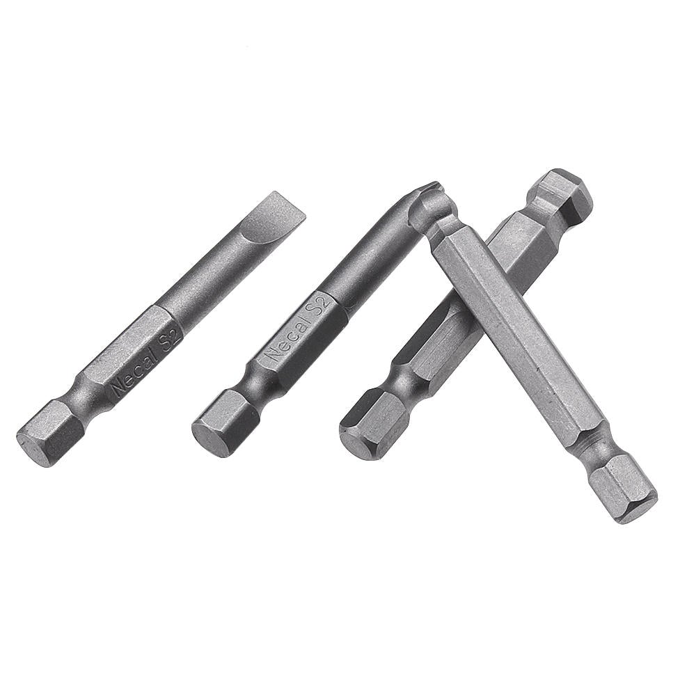 11pcs 50mm Magnetic Ball Screwdriver Bit H1.5/2/2.5/3/4/5/6/8 PH2 SL6 Screwdriver