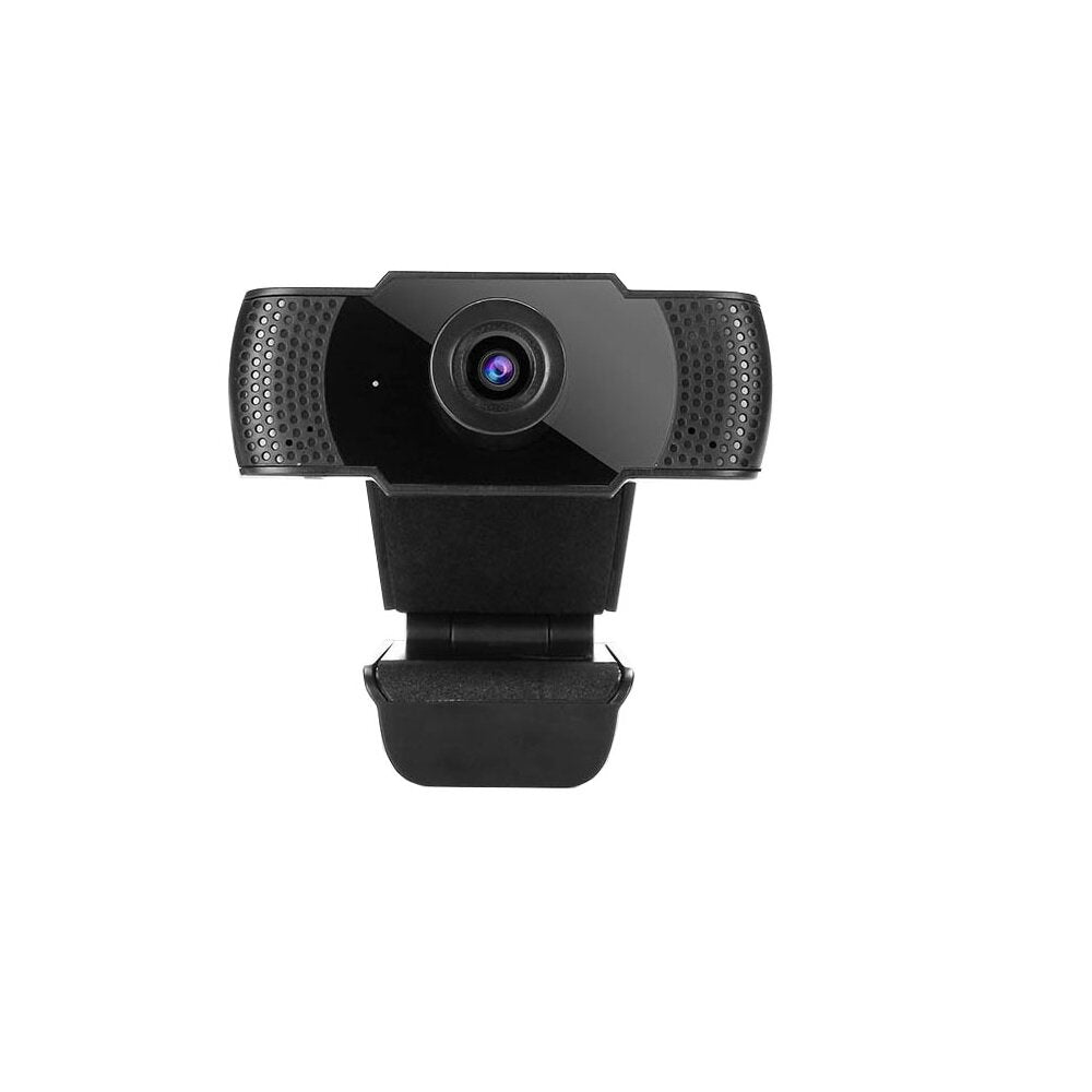 SB 1080P HD Webcam Free Drive Manual Focus Built-in Omnidirectional Microphone Plug and Play Smart Chip Adjustable Black