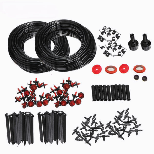 46m Garden Micro Drip Irrigation System Atomization Micro Sprinkler Cooling Kit