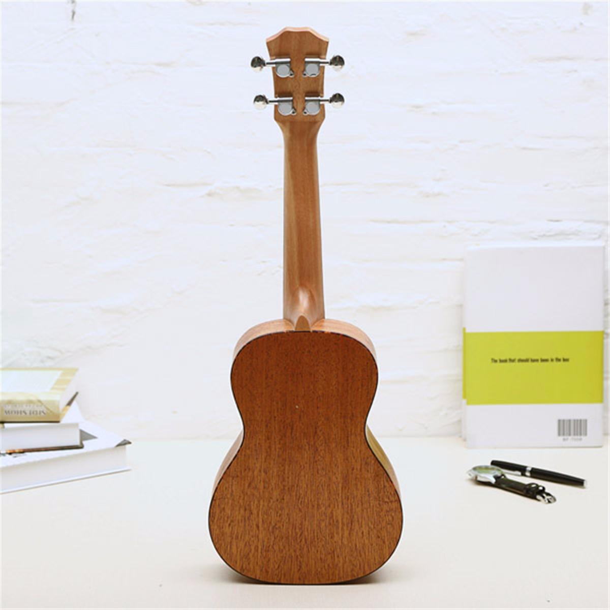23 Inch 26 Ukulele Natural Mahogany Wood Nylon String Beginner Musical Instrument