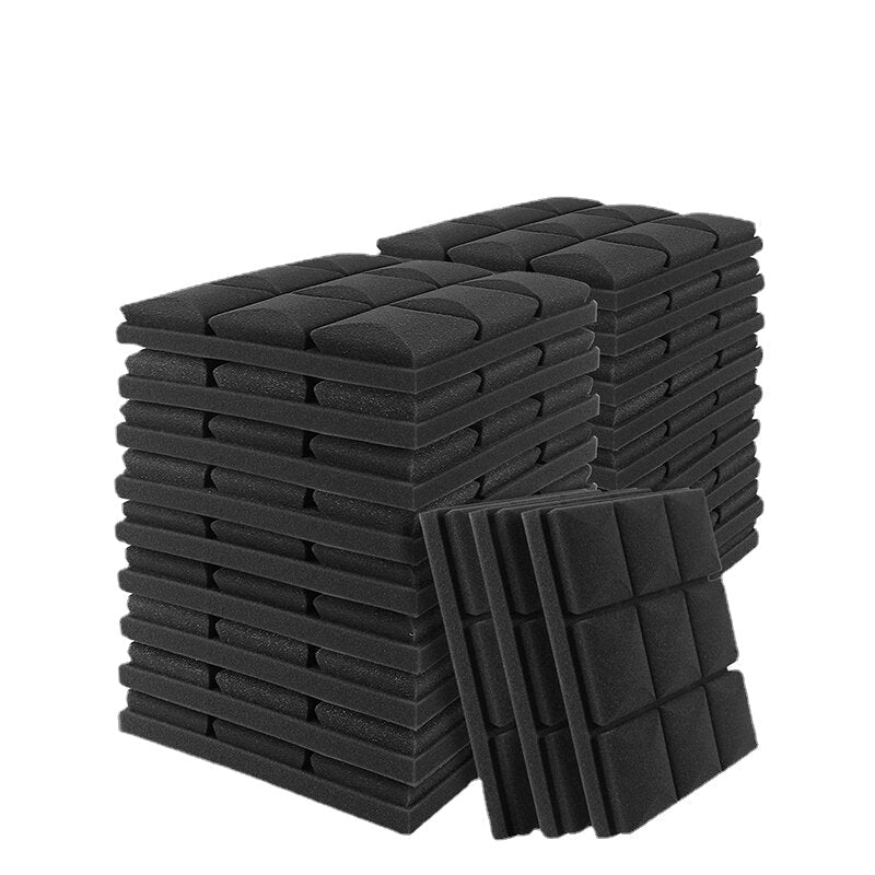 6pcs Acoustic Foam Studio Sound Proofing Isolation Panels 30x30x5cm