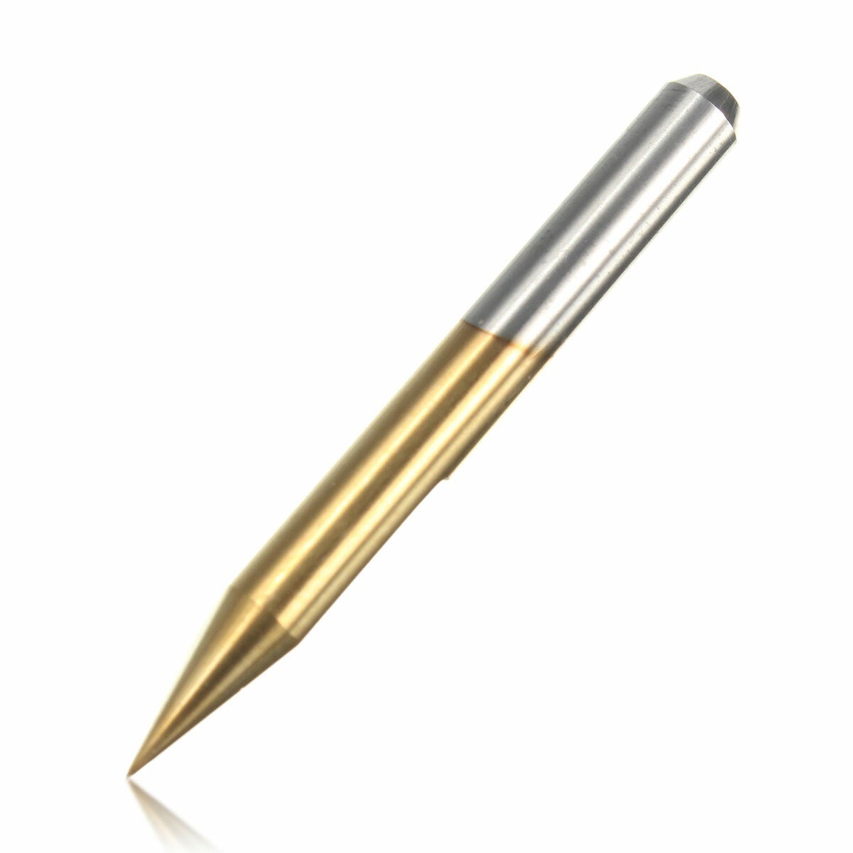 10pcs 3.175mm Shank 30 Degree Cutter 0.1mm V-shape Titanium Coated Carbide PCB Engraving Bit