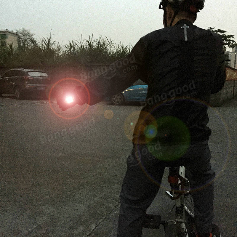 Bike Gloves Gravity Sensor Turn Signal LED Light Automatic Induction Warning
