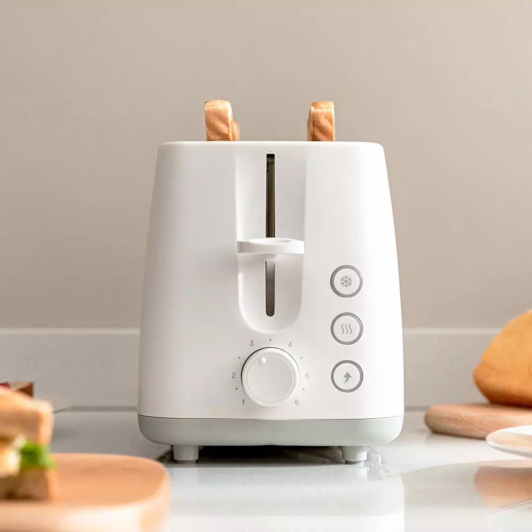 Toaster Bread Maker from Toast Machine Breakfast Machine Mini Sandwich Maker 750W Fast Heating Double Side Baking
