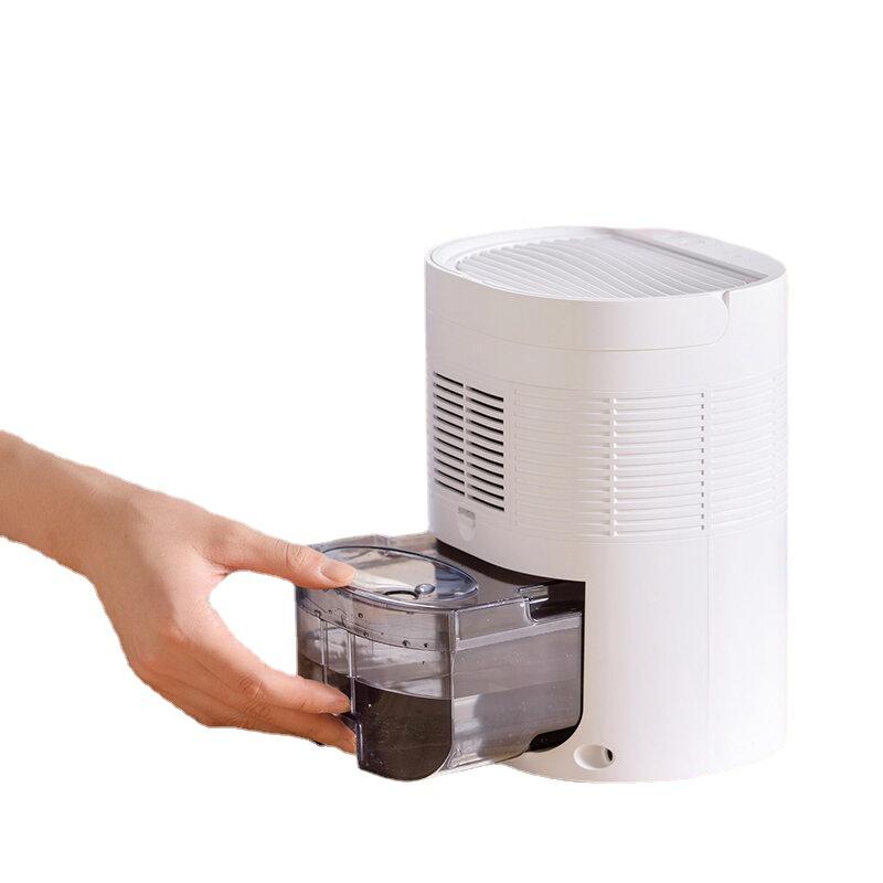 Mini Air Dryer Household Portable Dehumidifier 1L Water Tank with Handle Touch Panel Time Setting Moisture Absorber