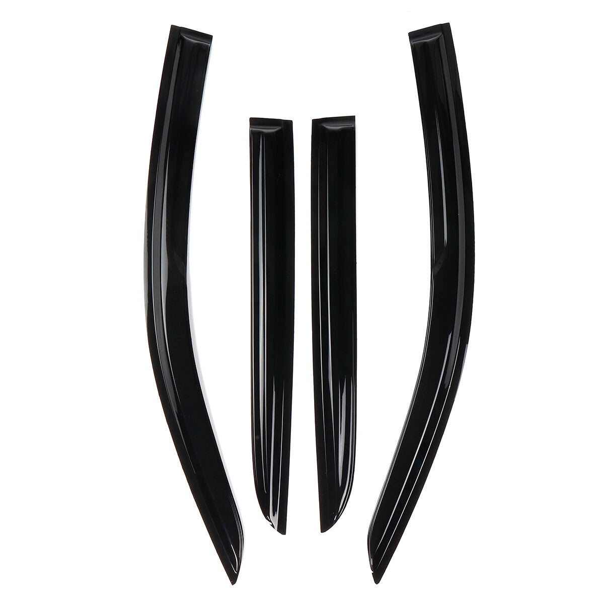 4Pcs Plastic Exterior Visor Vent For TOYOTA C-HR 2017-2020 Shades Window Sun Rain Guard Deflector