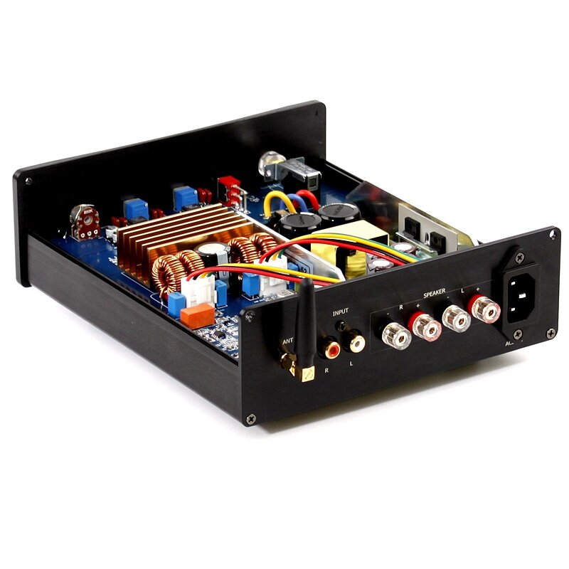 Digital Class D Bluetooth 5.0 Power Amplifier AC 220V Hi-Fi AMP