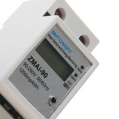 Single Phase Din Rail WIFI Smart Energy Meter Power Consumption kWh Meter Wattmeter 220V/110V AC 50Hz/60hz