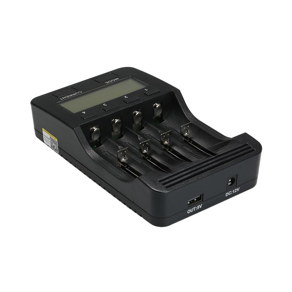 4 Slots Smart Intelligent Battery Charger Kit