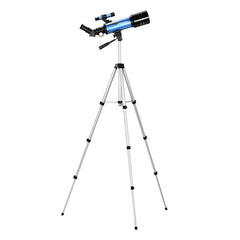 66X HD Astronomical Telescope 70MM Refractor Telescope Erecting Eyepiece 3X Barlow Lens Finderscope with Tripod Phone Adapter