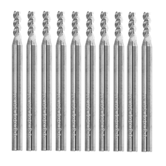 10pcs 3mm HRC58 3 Flutes End Mill Cutter Tungsten Carbide CNC Milling Cutter Tool for Aluminum