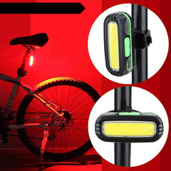 2-in-1 500LM COB LED Cycling Bicycle Bike Light Headlight Headlamp 7 Modes 90 Rotation
