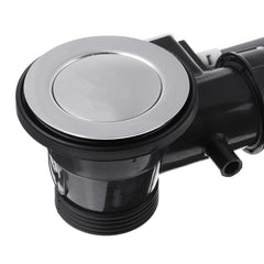Rotary Bathtub Drain Water Removal Device Sewer Pipe Chorme Drainpipe