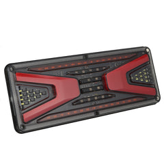 2PCS 24V Flowing Rear Tail Light Turn Signal Brake Reverse Lamp