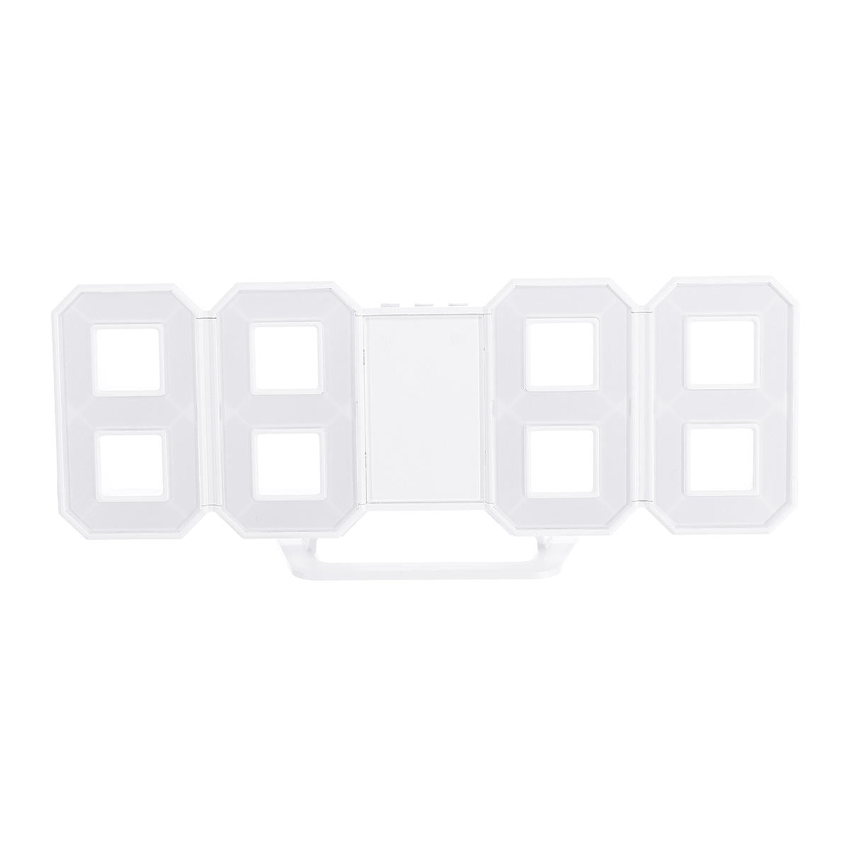 Upgrade Version 3D LED Clock Color Changeable Blue White Red LED Wall Clock Modern Table Living Room Digital Alarm Clock