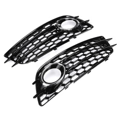 Plating Front Fog Light Cover Honeycomb Hex Grille Grill