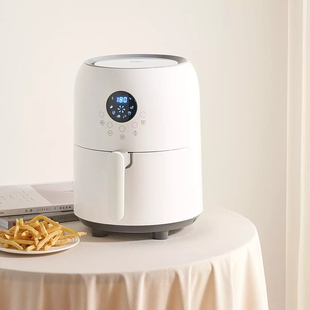 Smart Air Fryer Oil-free Frying Digital LED Touch Screen Timer Temperature Control for Kitchen