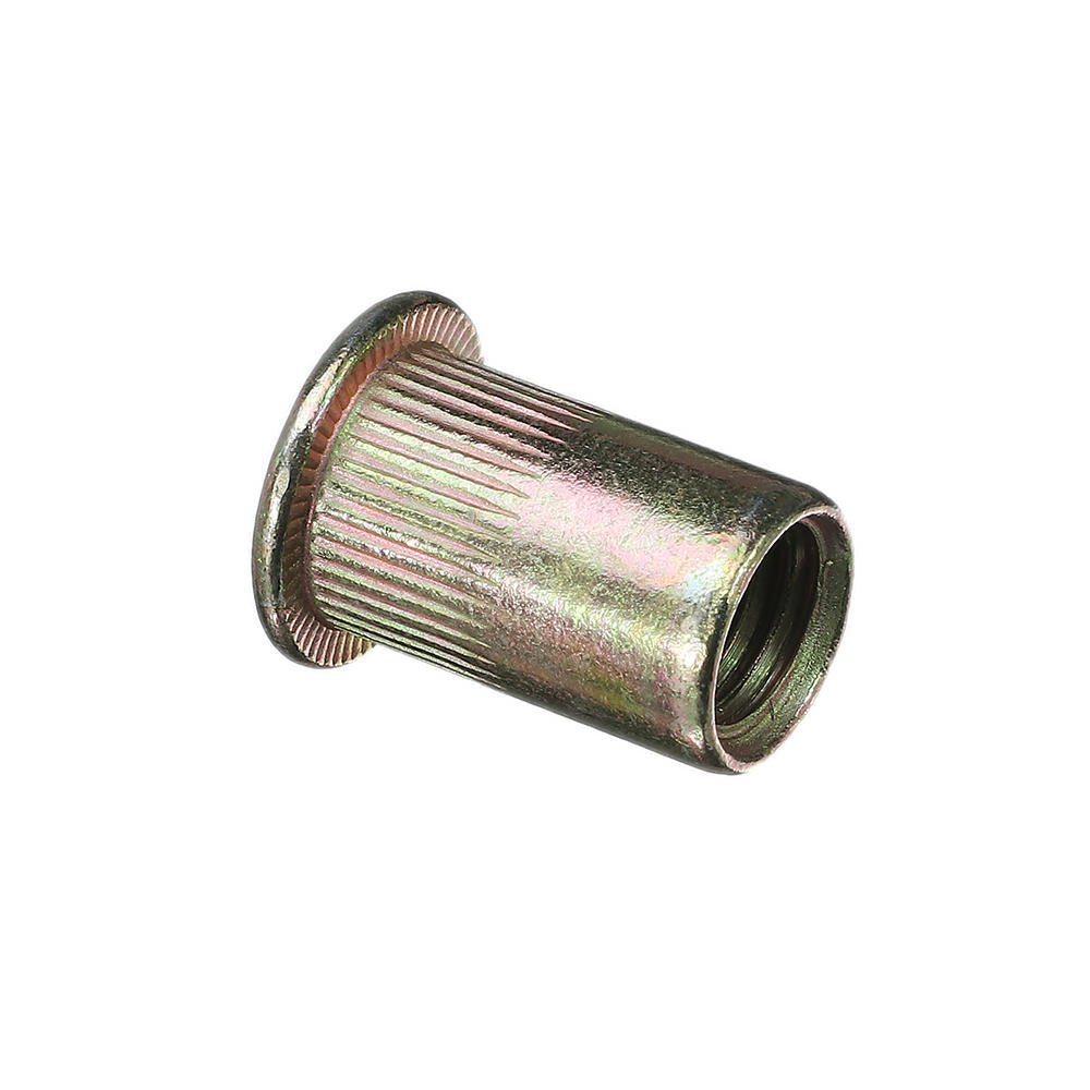 115Pcs Mixed Zinc Plated Rivet Nut Rivnuts Blindnuts Nutserts M4-M10 Nut Insert Rivet Assortment Kits