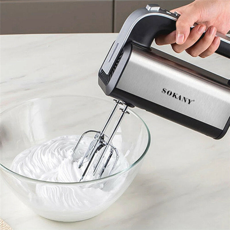 Electric Hand Mixer Egg Beater Spiral Whisk Cream Kitchen Cooking Tool