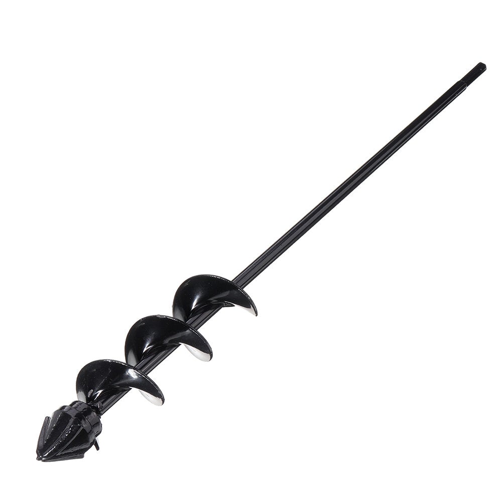 Upgrade Hard Alloy Head Spiral Auger Drill Bit Non-Slip Flower Bulb Auger Rust Proof Planter Hole Digger Bit for Hex Drive Drill
