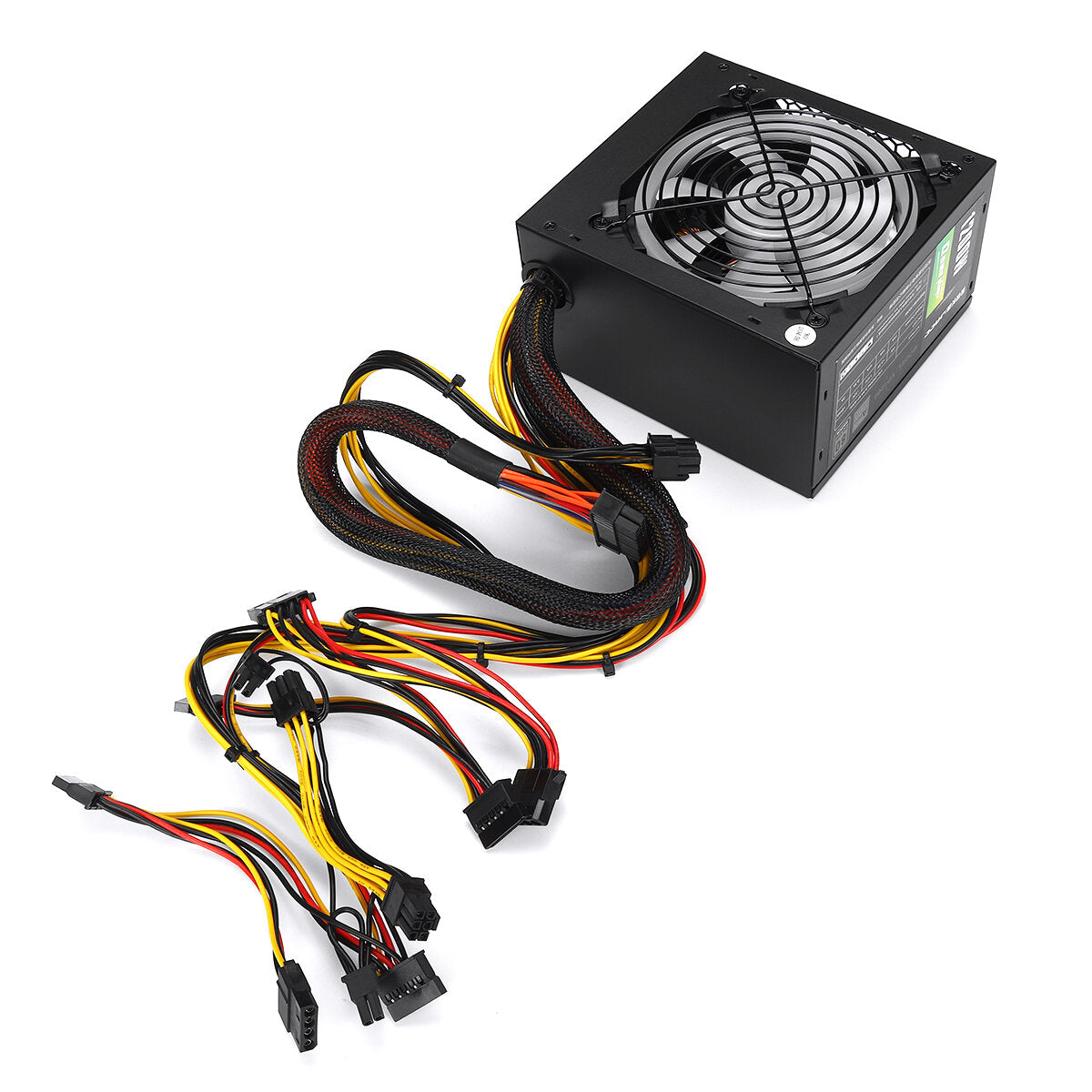 1200W 12V PFC Desktop Gaming PC Power Supply 8PIN + 2x6PIN Silent Fan with LED Light