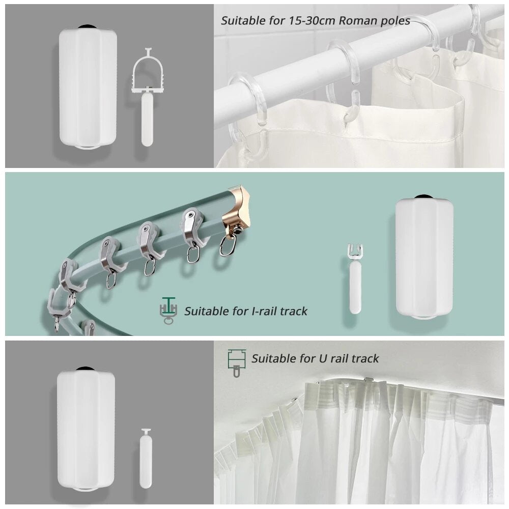 WiFi Tuya Smart Life Curtain Driver Robot With Alexa Google Home Control For Roman Rods